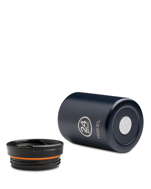 24bottles Travel tumbler rejsekrus, Deep Blue - 350 ml. - Bahne
